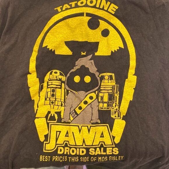 Guerilla Tees Men's Brown Tattooine Jawa Droid Sales Graphic T-Shirt Size XL - Picture 5 of 5